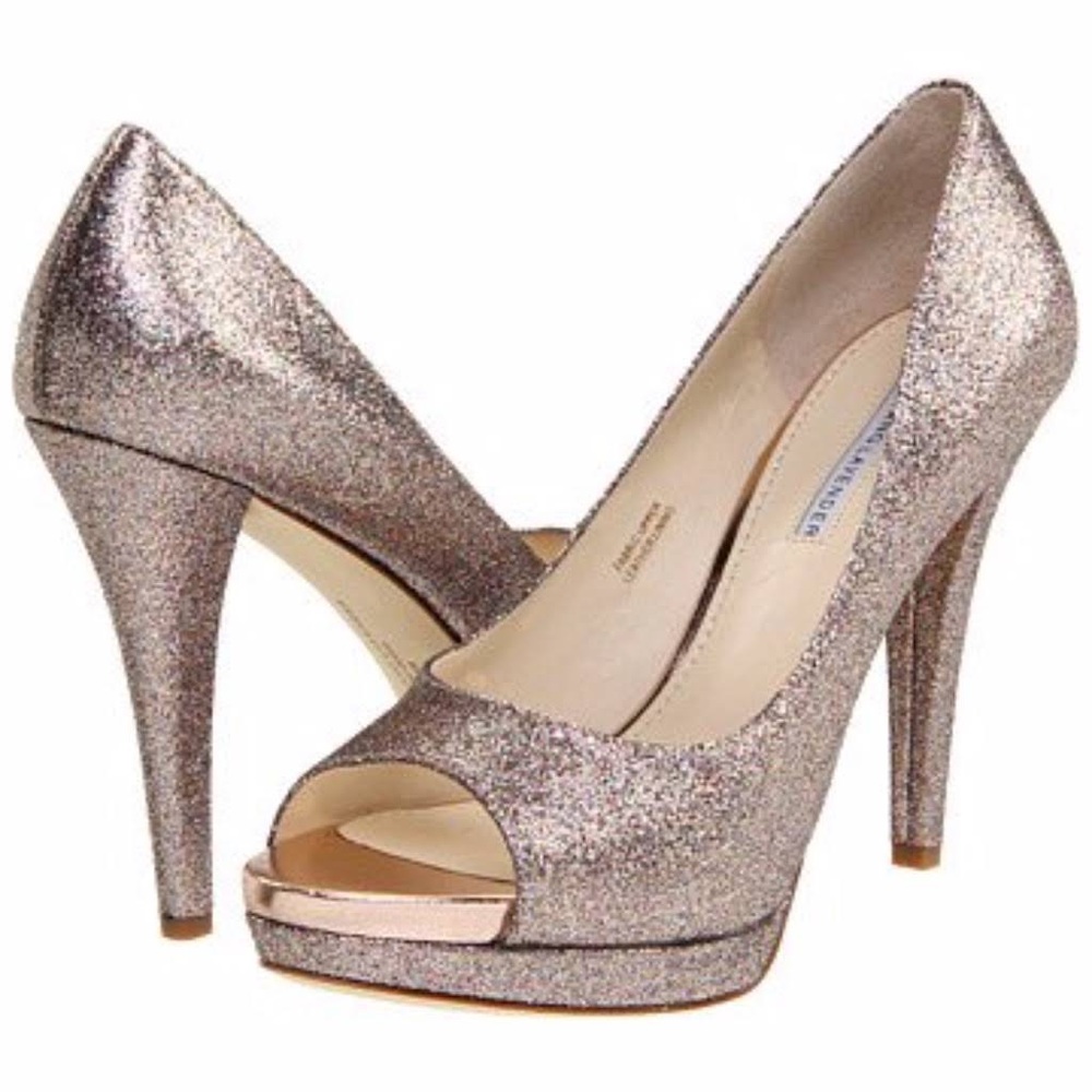 Vera Wang Selima Glitter Heels